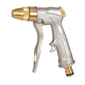 Pistolet arrosage métal laqué raccord rapide