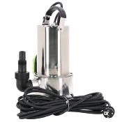 Pompe vide cave Pro inox 1100 W eaux chargées avec flotteur