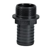 Raccord cannelé mâle 1"1/2 diam.40mm