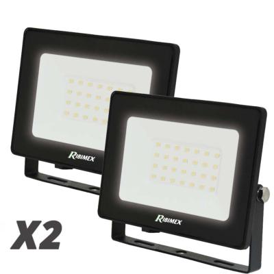 Lot de 2 Projecteurs LED 20 watt 1550 lumen IP65 mural
