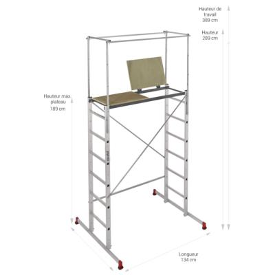 Échafaudage aluminium 3.89 m ALTUS 190