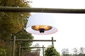 Chauffage infrarouge lustre 1800 w 6m2 blanc