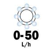 10 Goutteurs réglables sur pic tuyau diamètre 16 mm
