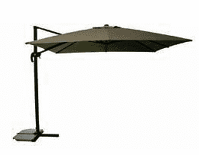 Parasol coloris Taupe 300x268 cm