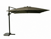 Parasol coloris Taupe 300x268 cm