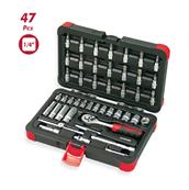 Coffret à douilles hexagonales 47 pièces
