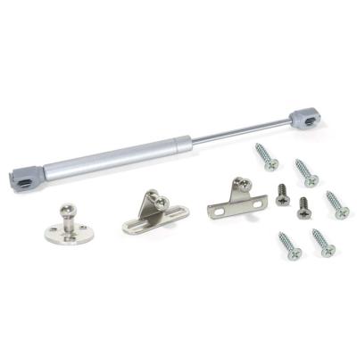 Lot 10 pistons porte relevable H 8kg course 100mm loquets Acier plastique Gris métallisé