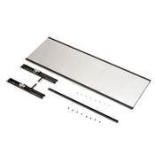 Miroir extractible l'intérieur l'armoire noir texturé Acier plastique Verre