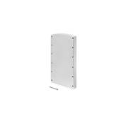 Jeu d'inserts latéraux cintres pliants armoire Hang plastique alu. peint
