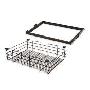 Kit panier métallique pour armoire dressing Moka
