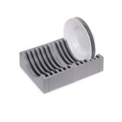 Kit rangement assiettes 13 assiettes maximum plastique Gris