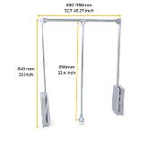 Penderie escamotable rabattable armoire Hang