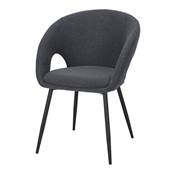 Lot 2 chaises tapissées style contemporain bleu