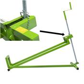 Lève tondeuse autoportée à vis 400kg hauteur travail 80cm vert