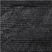 Toile d'ombrage potager et serre 4x5m oeillets 50cm filtre 75% 80 g/m2 noir
