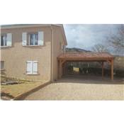 Abri Deux Pentes, Bois DOUGLAS Franais, Carport, Auvent, Abri voiture