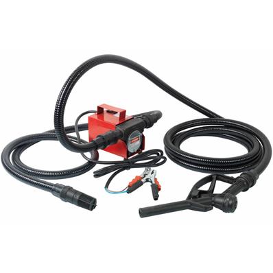 Kit Pompe gasoil 12 V tuyau souple annelé raccords colliers crépine pistolet