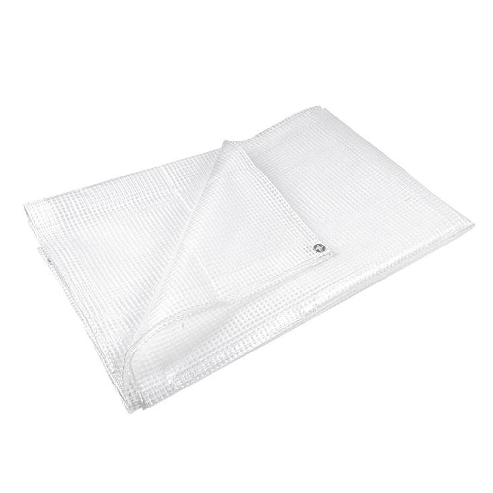 Bâche de protection en Pe rectangulaire 400 x 500 cm transparent