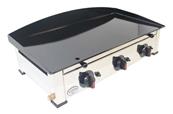 Plancha gaz avec plaque de cuisson en acier émaillé 9.6kw 812x445x274mm