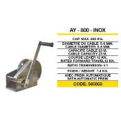 Treuil manuel 800 Kg frein automatique inox AY-800-INOX