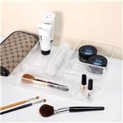 Kit 8 seaux organisateurs Cube tiroirs plastique Transparent