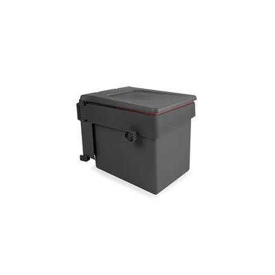 Bac tri sélectif montage sur porte meuble Recycle 1 bac extractible 15 L Anthracite