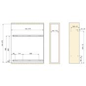 Porte-bouteilles extractible SupraMax mod. 150mm acier chromé