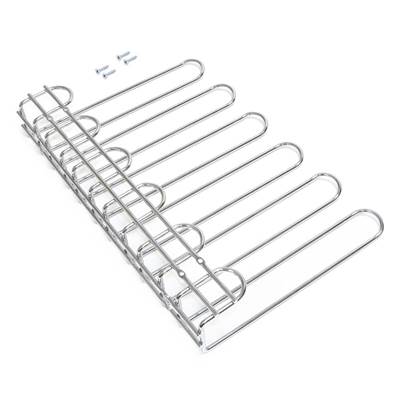Porte-verres meubles Supra 5 rangées long. 320mm Acier Chromé