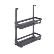 Porte-bocaux épices Titane acier Anthracite