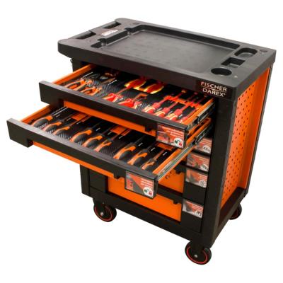 Servante d'atelier 6 tiroirs équipée avec 6 modules