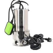 Pompe vide cave Pro inox 1100 W eaux chargées avec flotteur