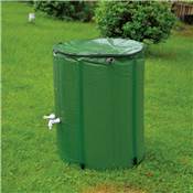 Récuperateur d'eau de pluie cylindrique à monter cuve 250 litres vert
