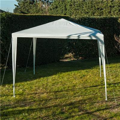Tente de reception tonnelle barnum 3x3 hauteur 250cm blanc