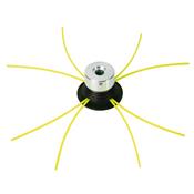 Tête de débroussailleuse universelle métal avec 4 fils nylon 3mmx3mmx38 cm