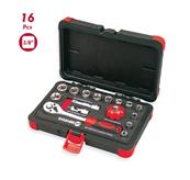 Coffret à douilles hexagonales 16 pièces
