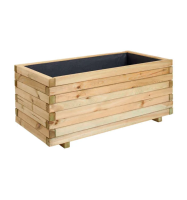 Bac à fleurs rectangulaire 143 litres, 0281108, BURGER