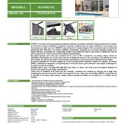 Pergola aluminium structure blanche 12 m² toile d'ombrage