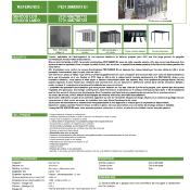 Pergola bioclimatique aluminium anthracite 10.80 m² moucharabieh grd côté, 1 rideau