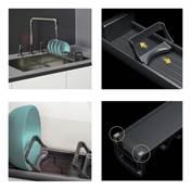 Orderbox Porte-assiettes tiroir 120x470mm alu. plastique Anthracite