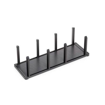 Orderbox porte-assiettes vertical tiroir 159x468mm alu. plastique Anthracite