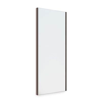 Miroir extractible l'intérieur l'armoire moka Acier plastique Verre.