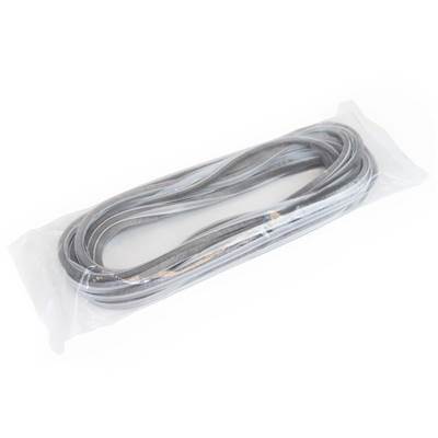 Joint brosse anti poussière autocollant haut. 17 mm rouleau 10m Gris 10 m
