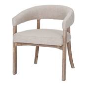 Lot 2 chaises bois style contemporain beige