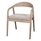 Lot 2 chaises bois style nordique toast