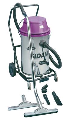 Aspirateur eau et poussières inox 2x1200 w 78 l