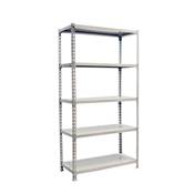 Étagère en métal blanc 5 étagères charge 180 kgs dim.1800x900x500mm sans vis