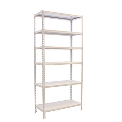 Étagère en métal blanc 6 étagères charge 180 kgs dim.2500x800x500mm sans vis