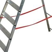 Escabeau pro alu avec marches profondes de 9 cm