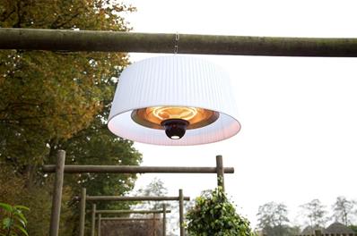 Chauffage infrarouge lustre 1800 w 6m2 blanc