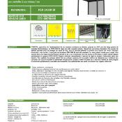 Pergola bioclimatique aluminium anthracite 7.20 m² rideau grd côté
